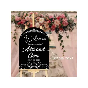 Wedding Entrance Sign, Welcome Wedding Sign, Arch Wedding Decor, Personalized Welcome To Our Wedding Sign, Custom Wedding Sign, Wedding Sign