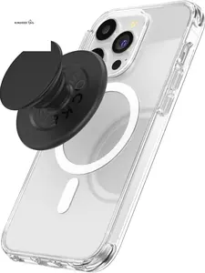 Phone Grip for Magsafe, Magnetic Holder, Phone Stand, Black - Black