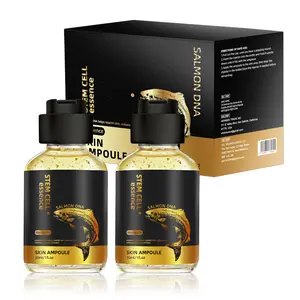 Salmon DNA Ampoule Serum for Face [Buy 2 Get 1 FREE-Mixed Salmon Series May Vary], 2 Pcs Microneedling Anti Aging Wrinkle Scar Removal Hydrating Serum for Smooth Rejuvenated Skin, Aesthetic Derma Soothing Restore Sensitive, Daily Facial Care