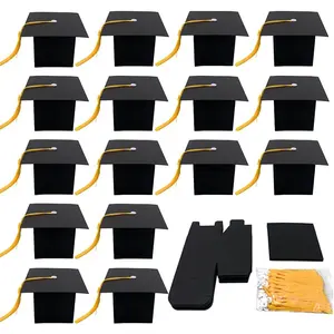 Graduation Favor Boxes - 30 count Candy & Keepsake Boxes with Graduation Cap Decorations