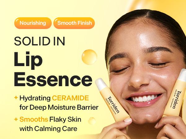 [Torriden Official] SOLID IN Lip Essence 11 ml / 0.37 fl. oz. | Smoothing & Hydrating Lip Care, Lip Hydration, Flake Care, Texture Smoothing with 5D Multi Ceramide