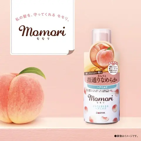 DARIYA Momori Peach Hair Milk for Smooth Hair - 100ml - Nourishing & Moisturizing Conditioner with Peach Scent for Healthy Growth and Shine Moisture Aroma