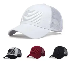 Unisex American Flag Embroidered Baseball Cap, Adjustable Sun Protection High Quality Embroidery Adjustable Stylish Hat for Spring & Fall, Casual Outdoor Travel Beach Vacation Wear
