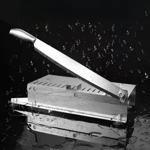 Cutting Boards Meat Slicer Lightweight Kitchen Tool for Cutting Vegetables Fruits and Meat Practical Gift Ice Cream Holder Set Reusable Finger Protection Tool Caramel Coffee Syrup Dispenser Set Divided Serving Tray with Lid taco Finger Guard for Kitchen