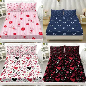 Lipstick Bedding Set, Soft & Cute for Teen Room Decor, Sleep in Sweetness, Tiktokhome Viralbedding, Perfect for Girls' Rooms
