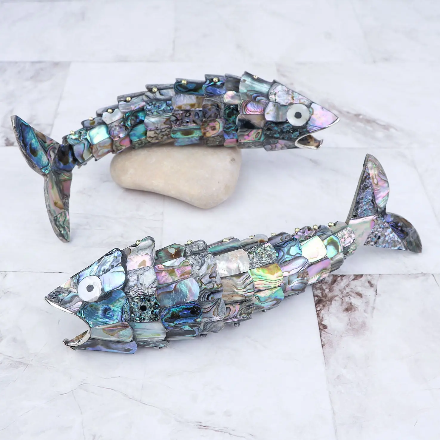 Handmade Articulated Abalone Shell Bottle Opener - Classic Kitchen Utensil, Kitchen Collectible