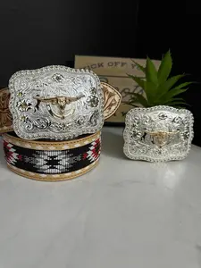 Brahman Long Horn Belt Buckle