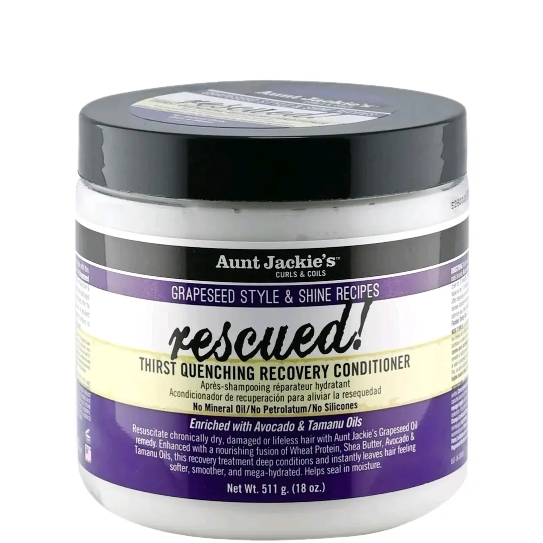 Aunt jackies Grapessed Quenching Hair Recovery Conditioner Repair Treatment 15.oz