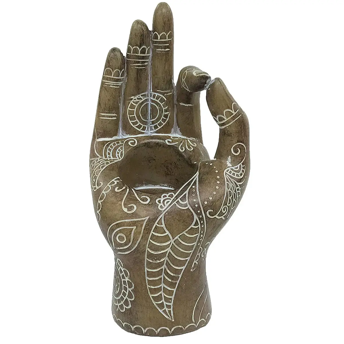 7.6" Resin Tabletop Tealight Holder