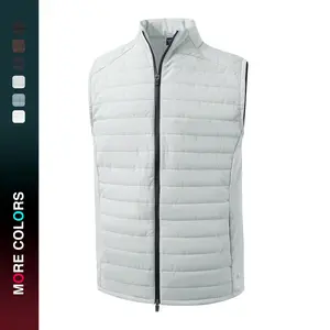 MAELREG Mens Lightweight Puffer Vest Water-Resistant Winter Outerwear Full Zip Sleeveless Jacket for Outdoor Golf