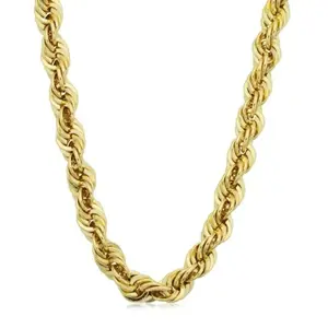 Men's 14k Yellow Gold Filled 6-mm Rope Chain Necklace