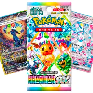 Pokemon Trading Card Game Eevee Terastal Festival Booster Pack SV8B - Collectible Card Game Featuring Eevee