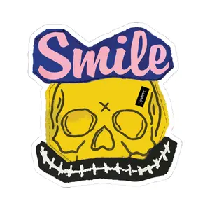 "Smile" — Vinyl Die Cut Sticker