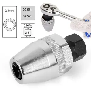 Damaged Bolt and Stud Extractor Tool, Grips and Removes 3/8 Inch Studs, Broken Bolt and Stud Remover for Broken, Damaged, Rounded Off, Painted, and Rusted Tight Bolts for Rounded Off Broken Painted Rusted Tight Bolt