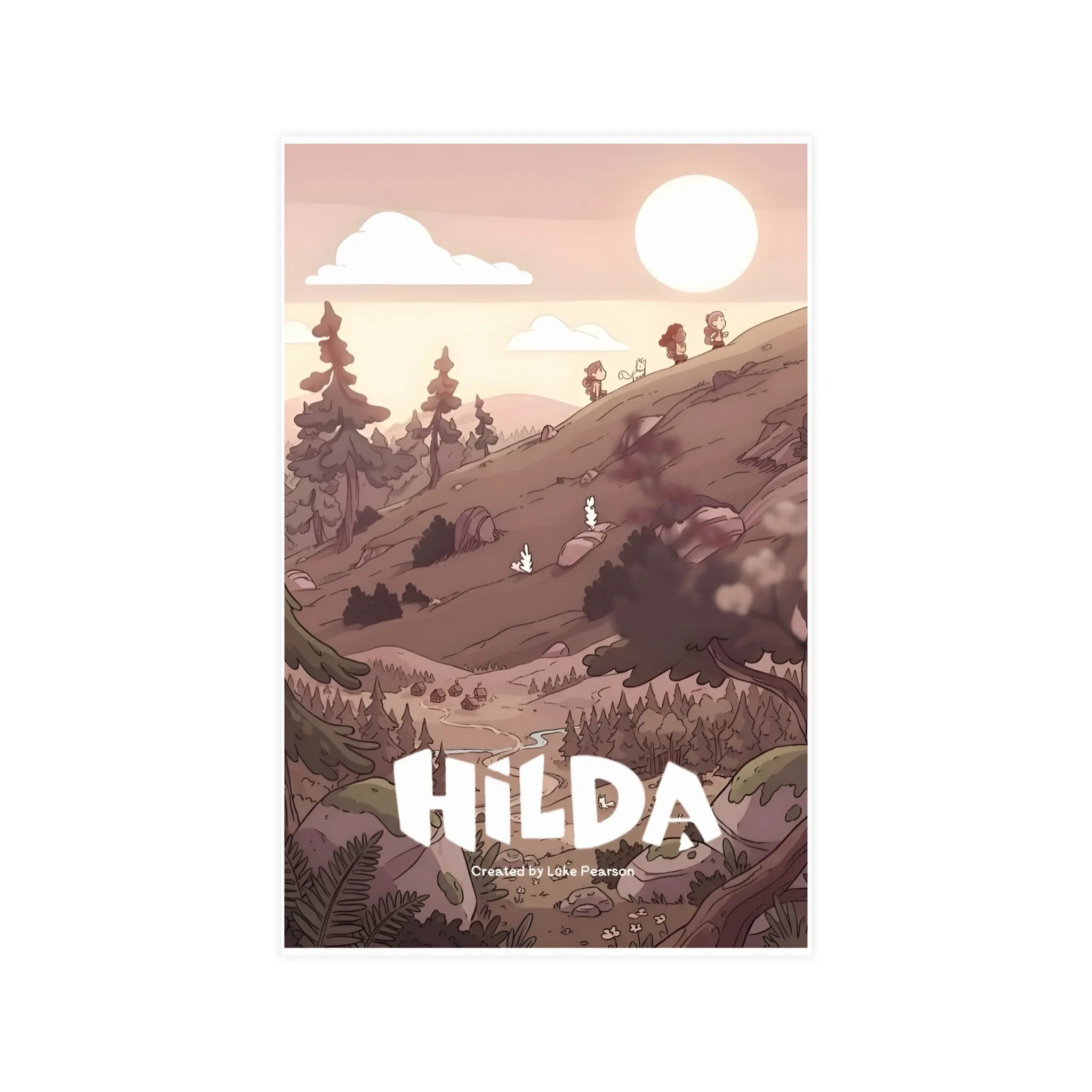 Vertical and Horizontal Matte Posters