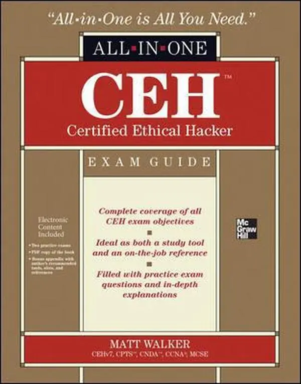 USED-CEH Certified Ethical Hacker All-in-One Exam Guide by Matt Walker (Hardcover)