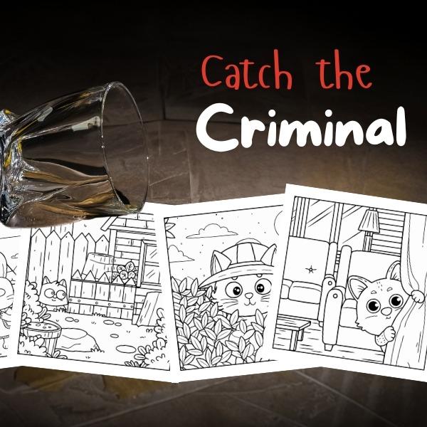 Cozy Crime Scenes: Murder Mystery. A Cute and Comfy Coloring Book That Tells A Story. 50 Hygge Vibes Images to Color