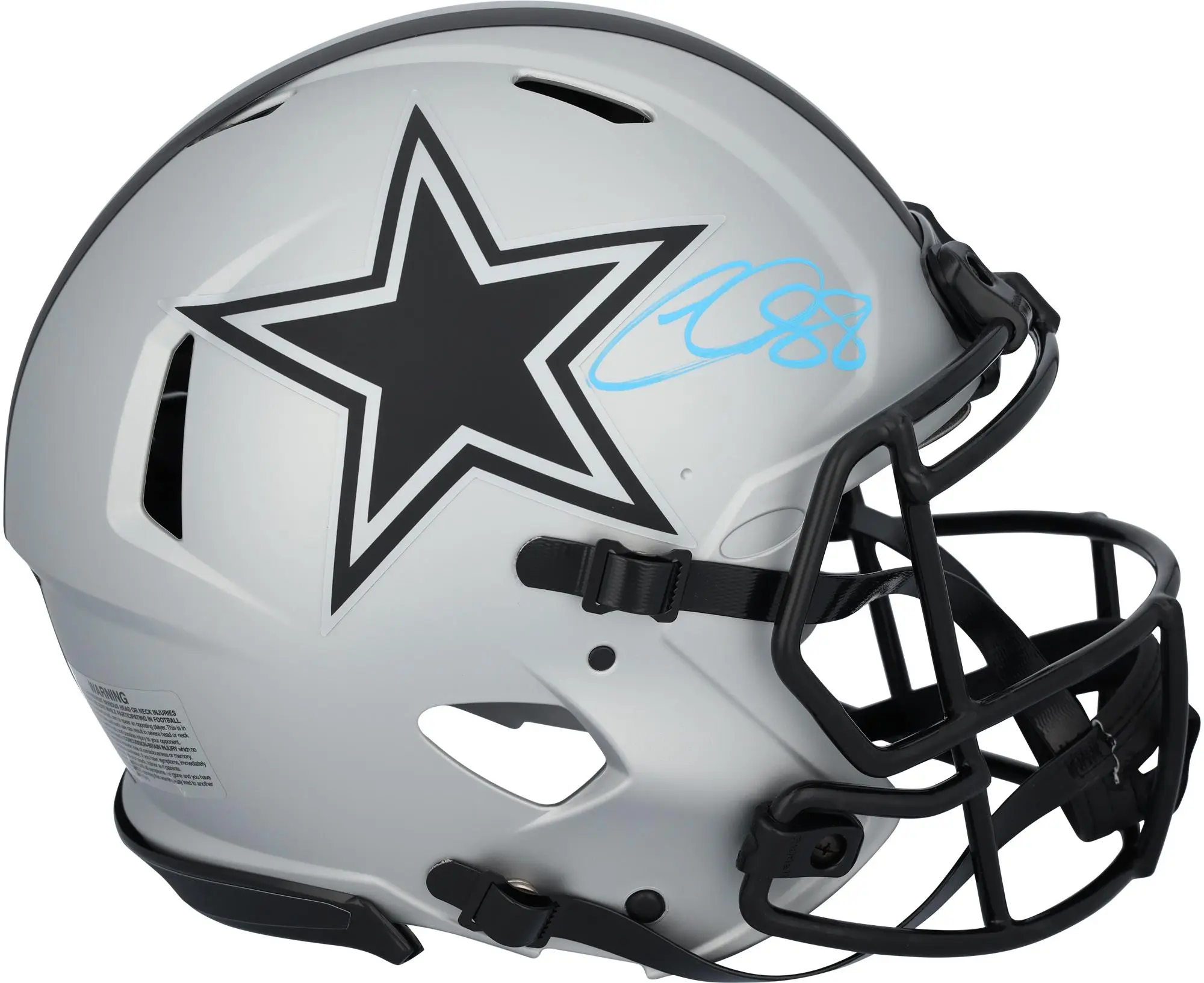 CeeDee Lamb Dallas Cowboys Autographed Riddell Rave Speed Authentic Helmet - Fanatics Authentic Certified