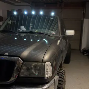 Solar Car Roof RGB Strobe Light With Remote Control Cab Signal Lamp Wireless Vibration & Constant-on Modes No Punch LED Truck Pickup Warning Lights for Camping Enhanced Night Visibility & Interior Lighting after-sales service