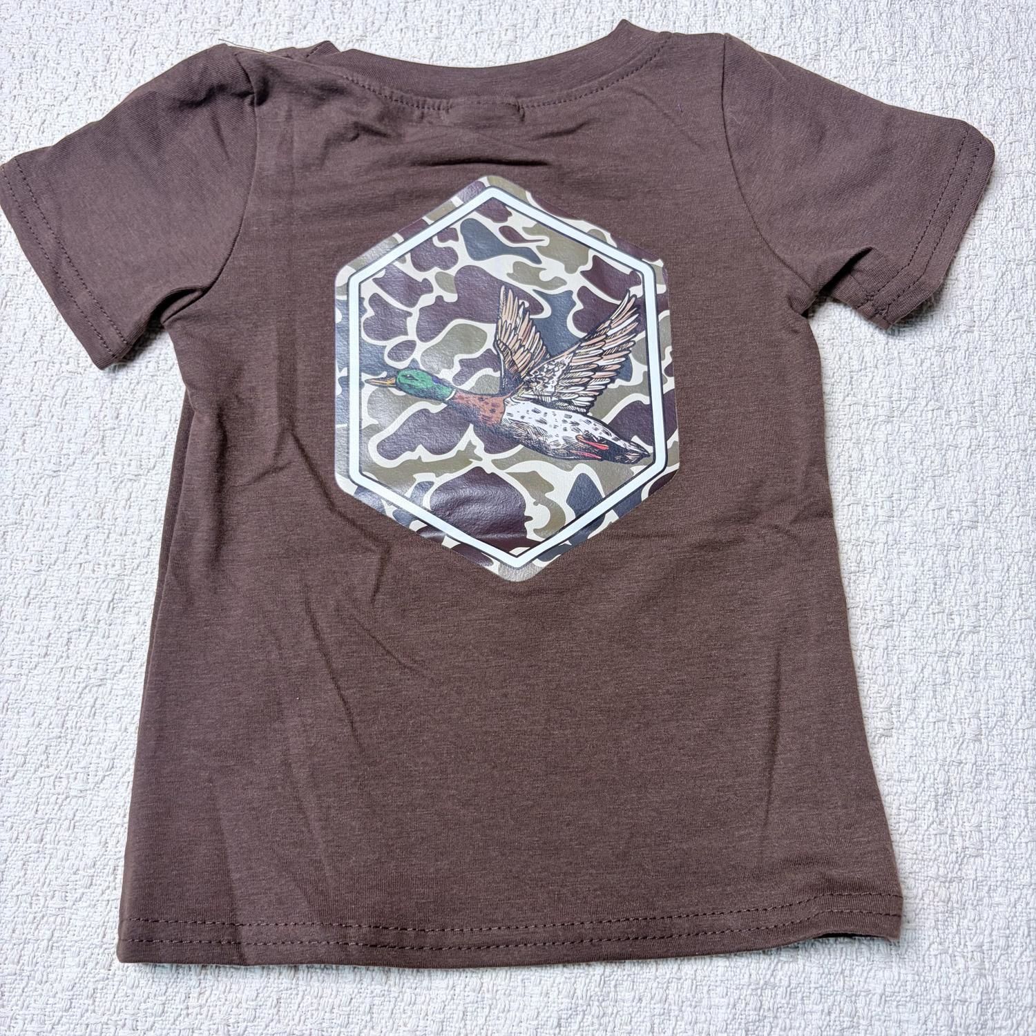 4 Styles Hunting Themed Toddler Tees | Duck & Dog Graphic Shirts
