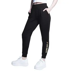Football Fan Shop Officially Licensed NFL Women's Swing Jogger Pant by Glll 4 Her - Vikings