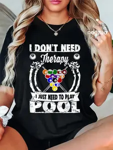 100% Cotton Billiards Pool Shirt, Pool Player And Fans Gift T-Shirt