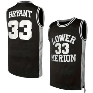 Men's #33 Lower Merion Bryant High School Retro Basketball Jersey Stitched