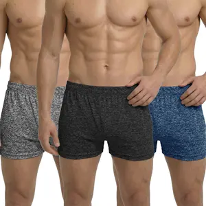 Agilelin Men's basic summer shorts, sexy and casual 3-inch shorts, suitable for home, beach, and sleeping Evening