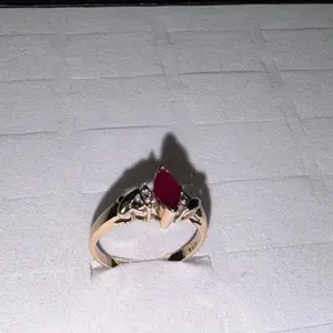 Vintage 10k Gold Ruby Ring