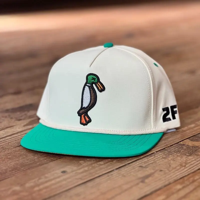 2F.7 Hunt Duck Hunting Rope Hat Snapback Trucker Camo Vintage Patch Gear Accessories for Adults Burnt Orange One Size Men Women Classic Cotton Nylon Baseball Cap