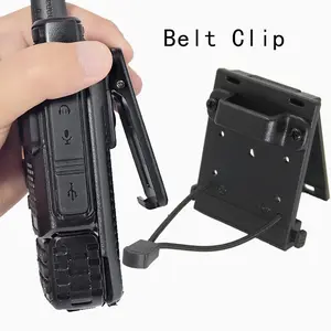 Walkie talkie Molle belt bracket,Tactical Police Radio Holster Heavy Duty Portable Holder W/Duty Belt Clip for Belt Accessory Police Law Enforcement Walkie Talkie Holder,Two-way Radio communication accessories,