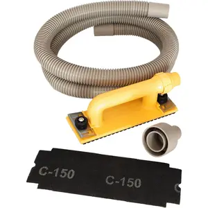 Tools Dust-Free Drywall Vacuum Hand Sander with 6-Foot Hose