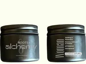 WOMAN  Purifying Salve. Organic vulvovaginal salve for dryness, itching and irritation. Our clients have experienced immediate relief of symptoms such as bacteria infections, dryness and odor. Use this to prevent and maintain healthy PH balance.