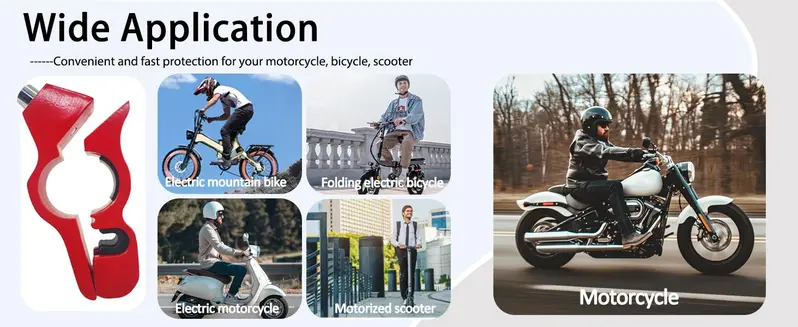Motorcycle Locks, Helmet Locked & Brake Lock Combo, Anti Theft Motorcycles Handlebar Lock for Motor Moped Motorbike Scooters ATV Dirt Bike Street Bike Electric Scooters Motorcycle Locks, Helmet Locked & Brake Lock Combo, Anti Theft Motorcycles Handlebar Lock for Motor Moped Motorbike Scooters ATV Dirt Bike Street Bike Electric Scooters