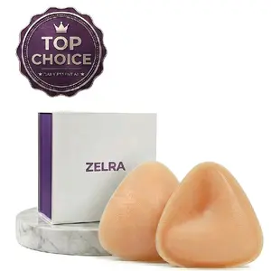 ZELRA Instant Boost Bra Inserts Patented 2-Cup Lift Pads Snatched Silhouette Sticky Inserts for Backless Dresses & Bikinis Sweat-Proof Double-Sided Adhesive Reusable Invisible Cleavage Enhancer Womenswear Everyday Feminine Fitted Smooth Tops