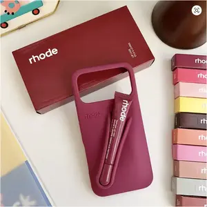 Lip Gloss Silicone Phone Case for iPhone 11 12 13 14 15 16 17 – Trendy Everyday Protective Cover
