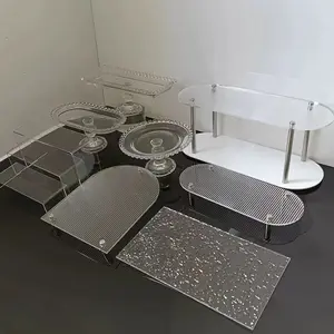 10 Pack New dessert display stand, glass dessert table, acrylic dessert table, outdoor dessert stand, for party