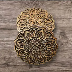 Laser cut coasters,  set of 8