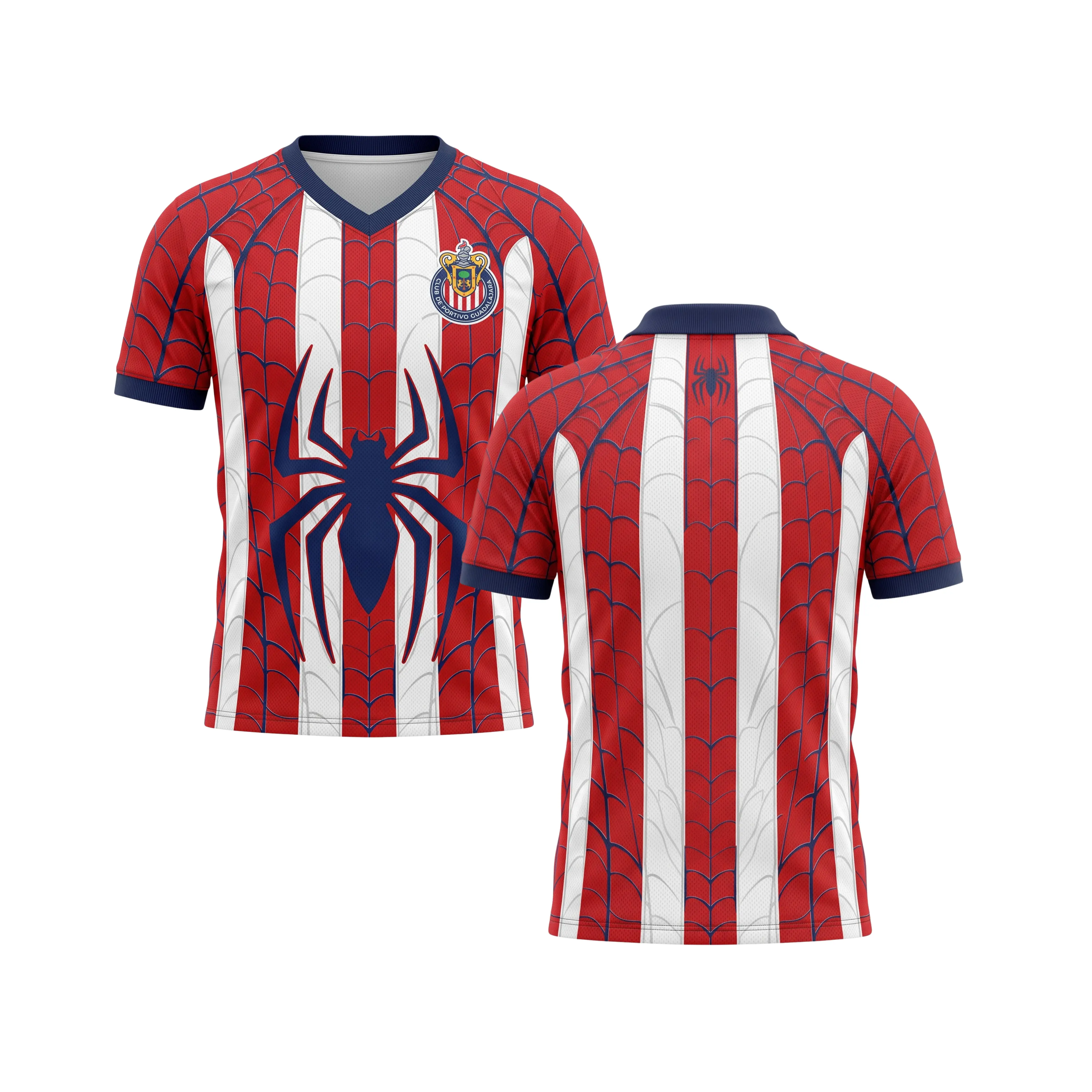 |FULL PRINT| Chivas CD Guadalajara 2026-2027 Mexico Men's Home Short-Sleeve Soccer Jersey, Fan Edition Match Day Apparel for Men and Women