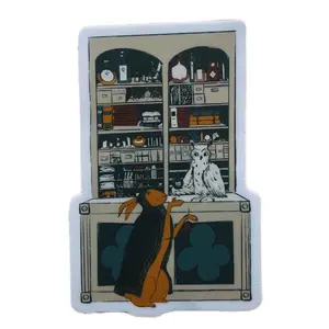 Magical Potions Shop Vinyl Sticker - Witchcraft and Wizardry Art for Laptops and Water Bottles - Waterproof/Dishwasher Safe