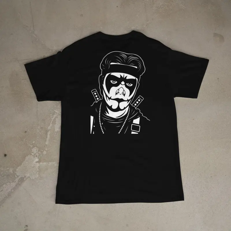 Men's Casual Graphic T-Shirt - Jet Edition Decayed Brigade, Unisex Menswear Clothes with Sleeves, byl01, Cotton, Fabric, Print, Teddy