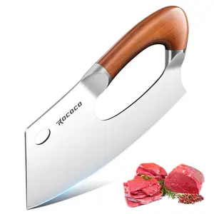 ROCOCO Professional Stainless Steel Chef Knife: Unique Effort-Saving Meat Cleaver for Cutting Vegetables—Thanksgiving, Christmas,Black Friday Gift!