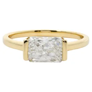 Radiant Cut Solitaire Ring