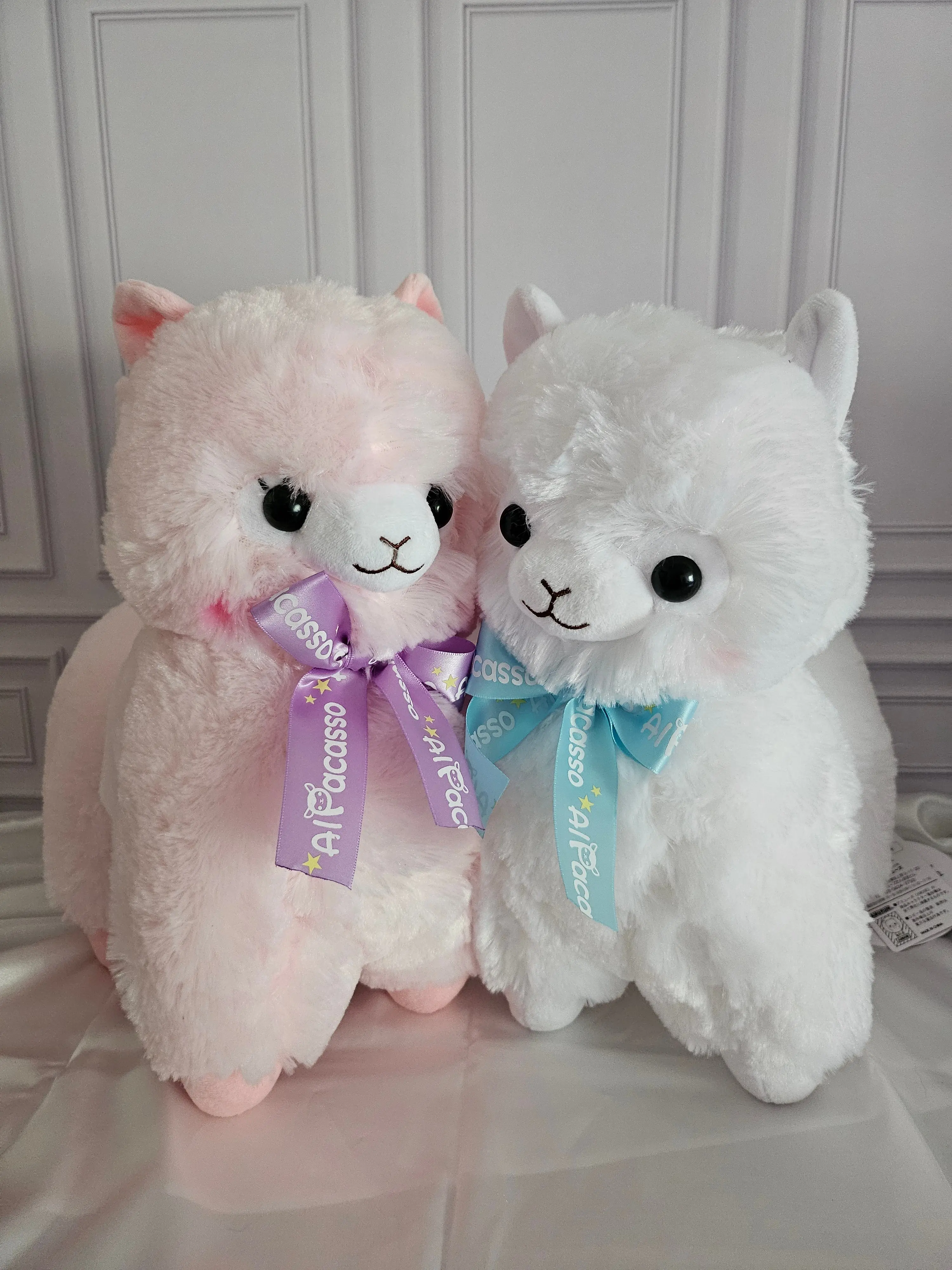 Large Alpacasso - Ribbon Collection - Adorable 38cm Alpaca Plush