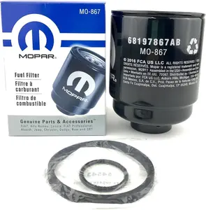 Mopar MO-867 Fuel/Water Separator Filter Kit (68197867AB) - SEALED!