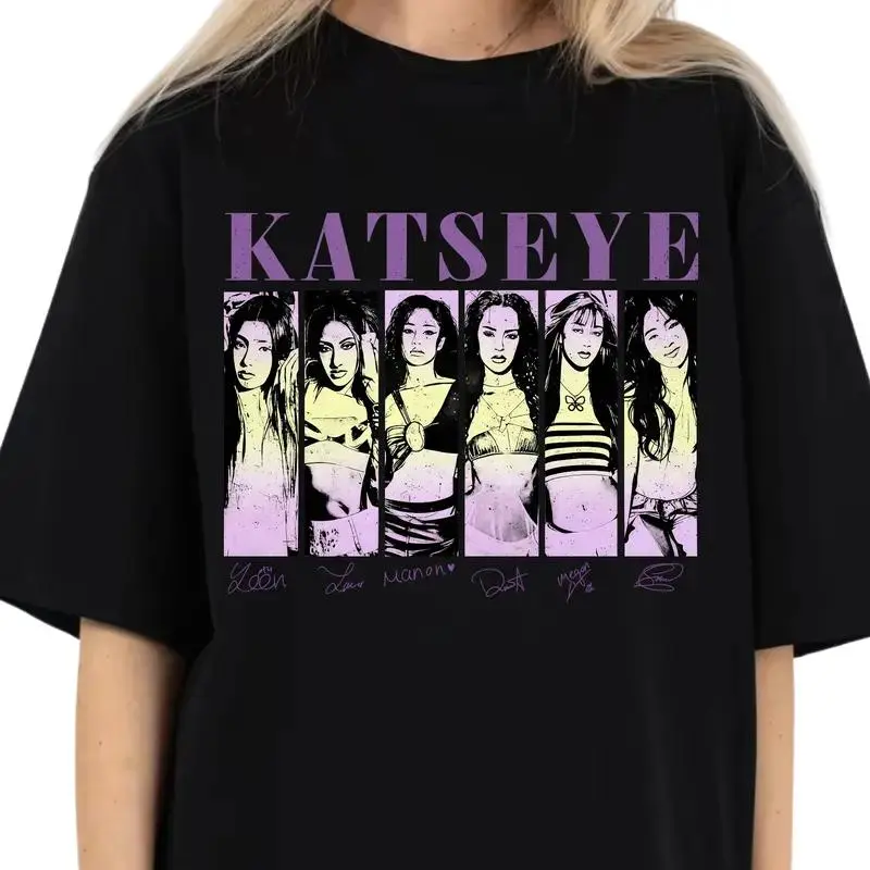 Katseye The Beautiful Chaos Tour T-Shirt, Concert Merch Tee, Vintage Graphic Unisex Top, Retro Music Fan Shirt, Gift For Pop Rock Lovers Boy and girl