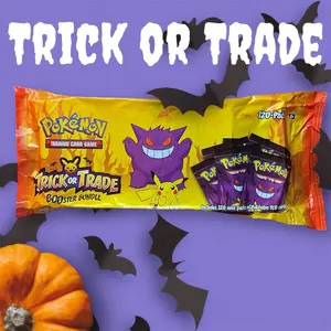 Pokemon Trick or Trade Booster Bundle. Halloween special. 120-packs. Gotta catch’em all!