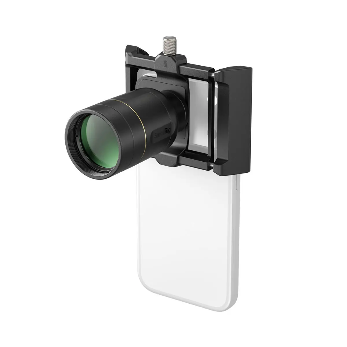 SmallRig 2x Magnification Telephoto and Dual Macro Lens Kit for Phone, T-Mount, Black