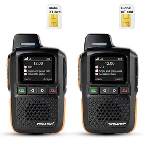 TIDRADIO M13 Global Walkie Talkie 5000km Long Rang Global PPT Walkie-Talkie with SIM Card 1 Year Free Data Service Transnational POC Radio