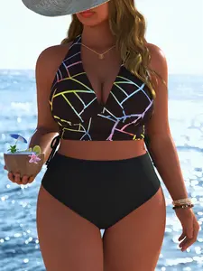 New Arrival Women's swimwear swimming suit beach outfits swimming clothes swim dress swimming costume for women ladies Plus swimwear summer beach festival vacation travel Sexy Luxury Trendy Sophisticated two piece set woman bikinis set Best Selling